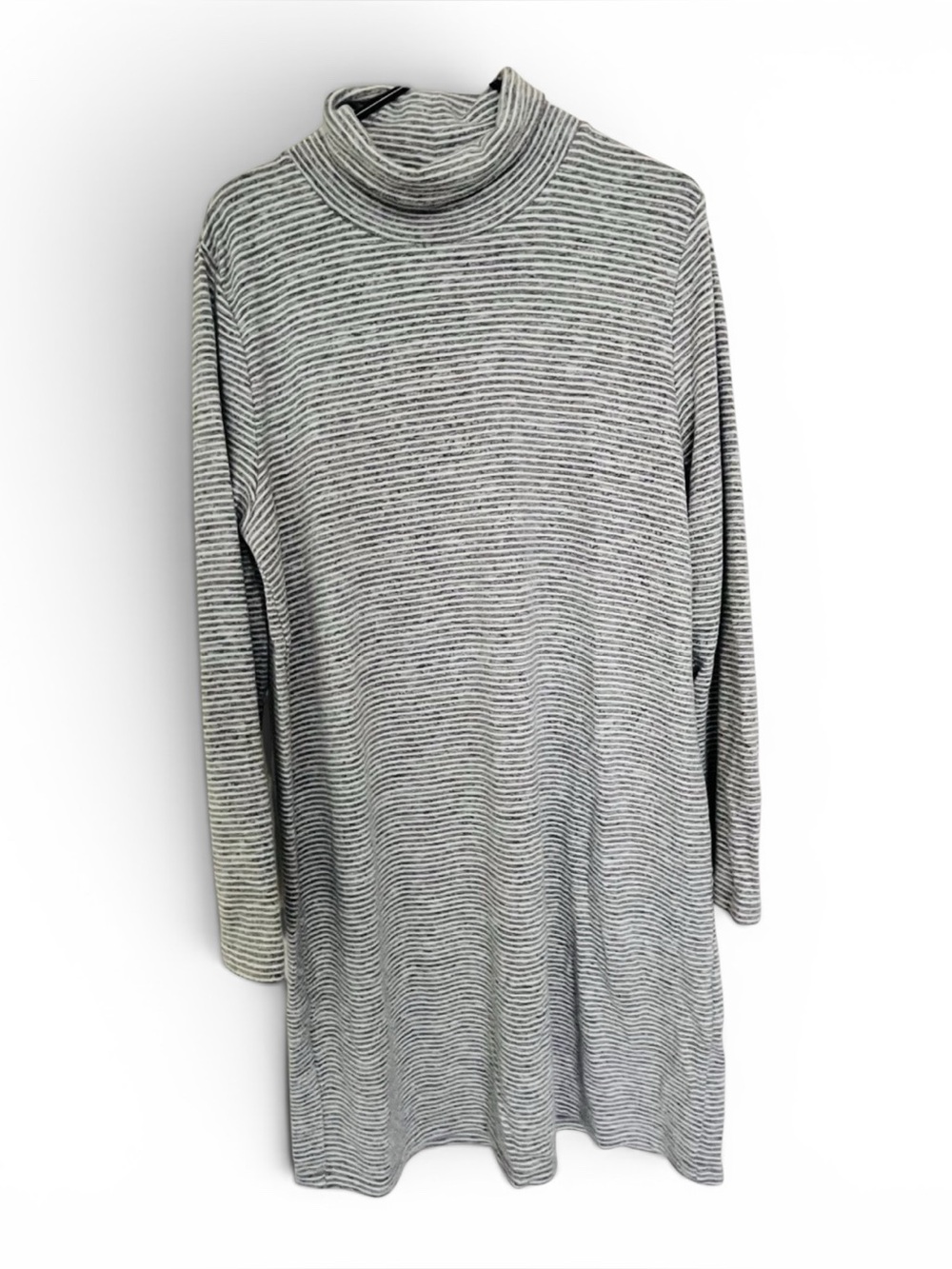 Lou & Grey Striped Turtleneck Sweater Dress Size XL – Very Good Condition